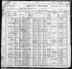 1900 Census for Bernhardus Arnaldus von Krogh in Spring Grove, Houston, Minnesota. Side 2 av 2